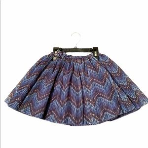 H&M Blue print skirt